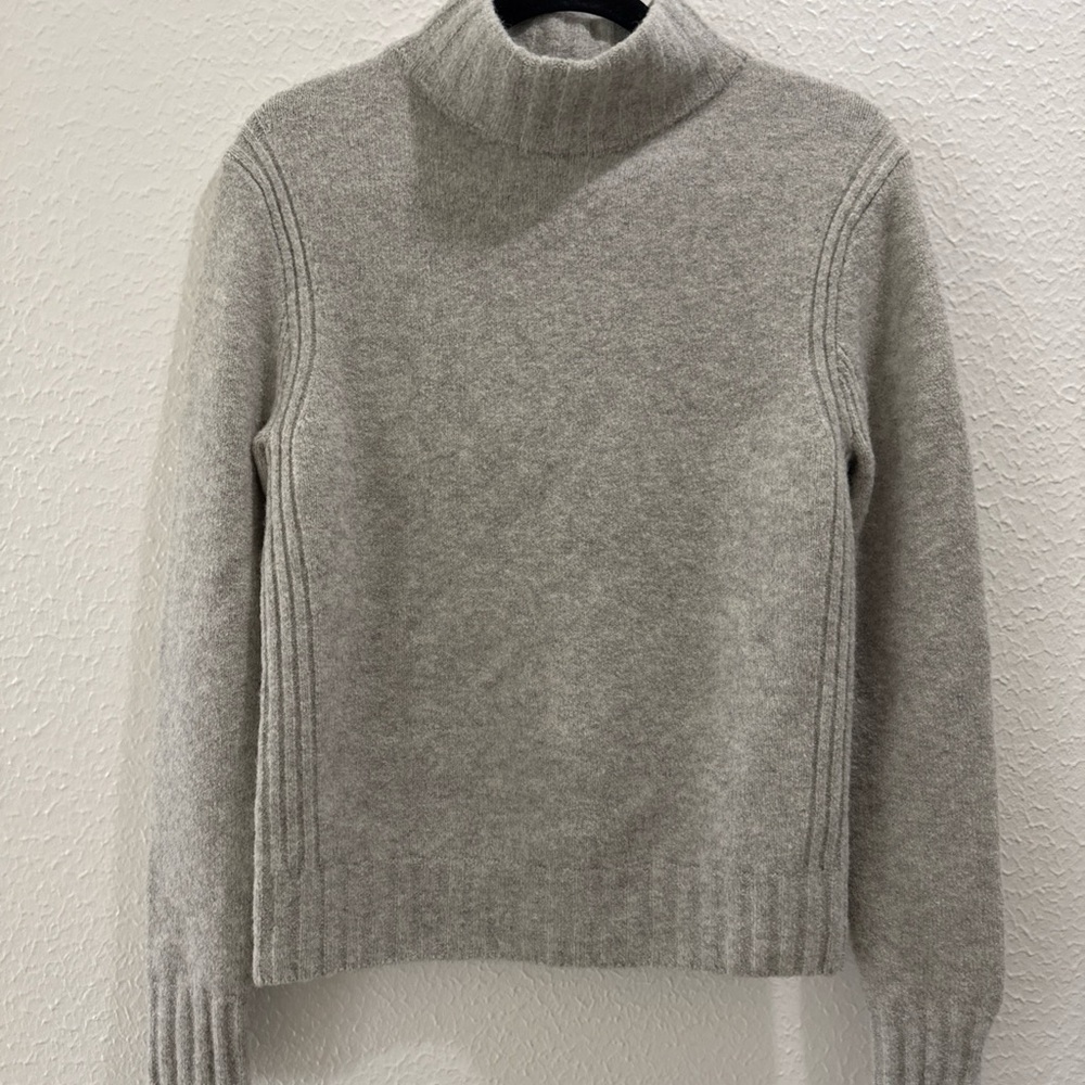 J. Crew Gray Turtleneck Sweater